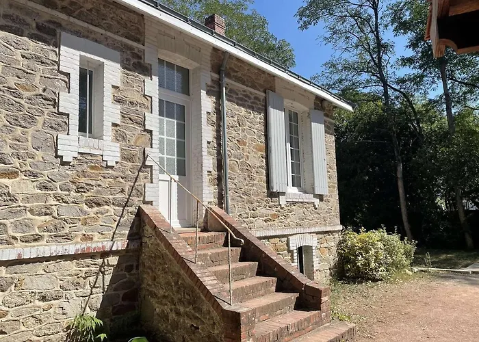 Maison En Pierre Renovee, 8 Couchages, Terrasse Bois, Proche Bois De La Chaise